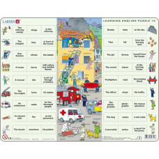Larsen maxi puzzle 54 db-os Tanuljunk angolul! - Tűzoltás EN10