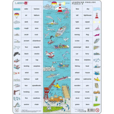 Larsen maxi puzzle 64 db-os Tanuljunk angolul! - A tengeren EN8